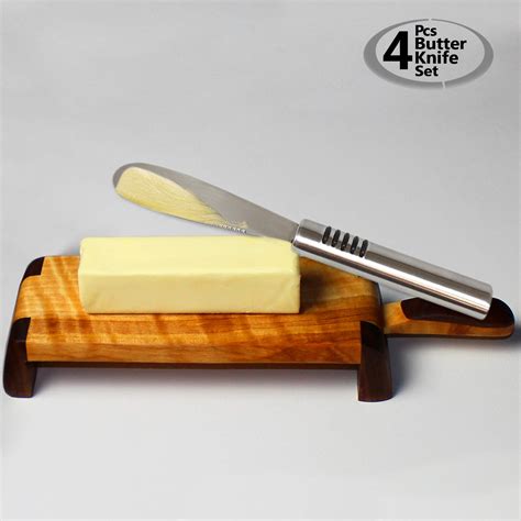 Buy Stainless Steel Butter Knives Set Of Deluxe Spreader Knife Set