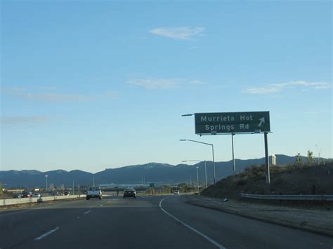 California Aaroads Interstate South Riverside To Murrieta