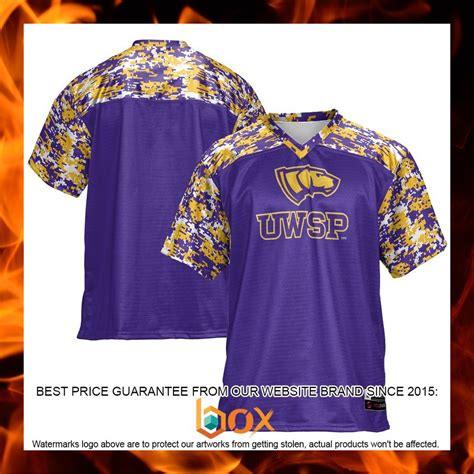 BEST Wisconsin Stevens Point Pointers Purple Football Jersey Express