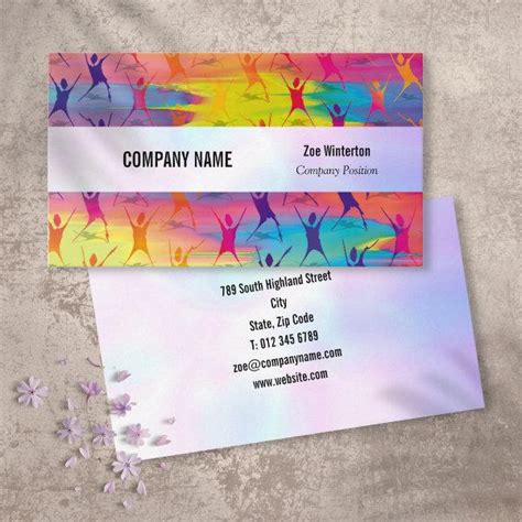 Browse Iridescent Themed Business Cards – Card Bee