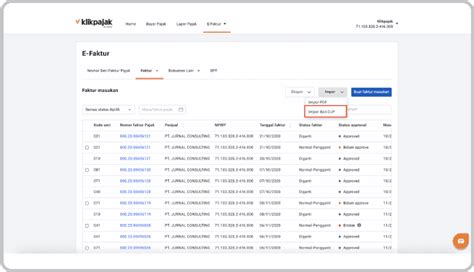 Cara Impor Pajak Masukan Di EFaktur 3 0 Format Import E Faktur Pajak