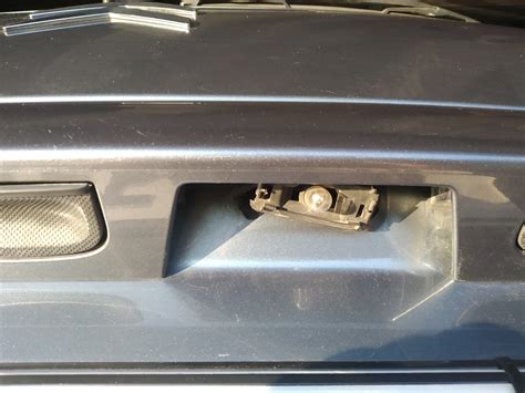 Подсветка номерного знака — Citroen Grand C4 Picasso (1G), 1,6 л, 2009 ...