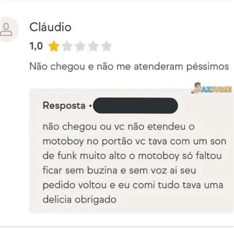 Mais Uma Reclama O Do Ifood Aziume Blog De Humor Aziume Blog