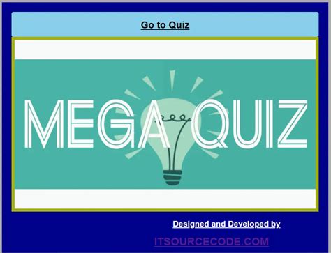 Django Quiz App With Source Code Itsourcecode