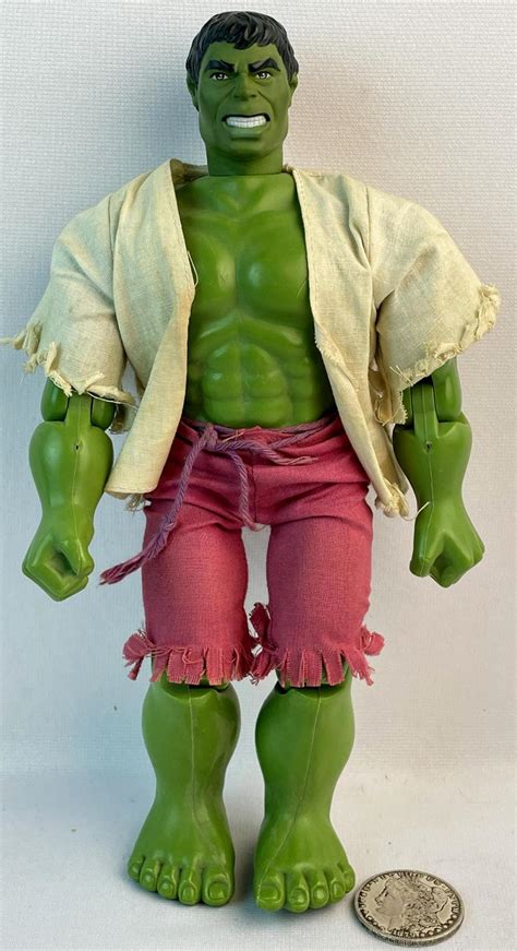 Lot Vintage 1978 Marvel Mego 12 Incredible Hulk Action Figure W