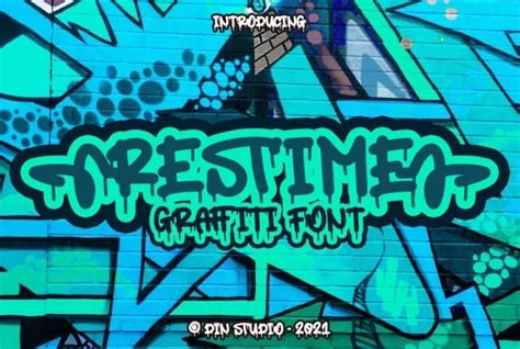 Top 20 Unique Graffiti Fonts to Highlight Your Designs - Din Studio