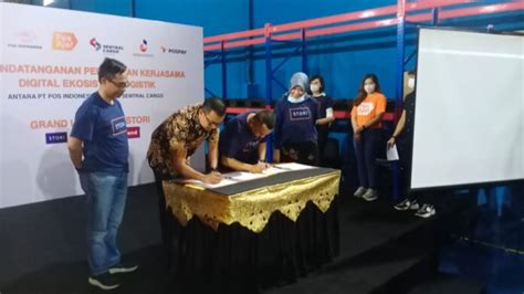 Pos Indonesia Dan Sentral Cargo Kolaborasi Mou Bangun Digital Ekosistem