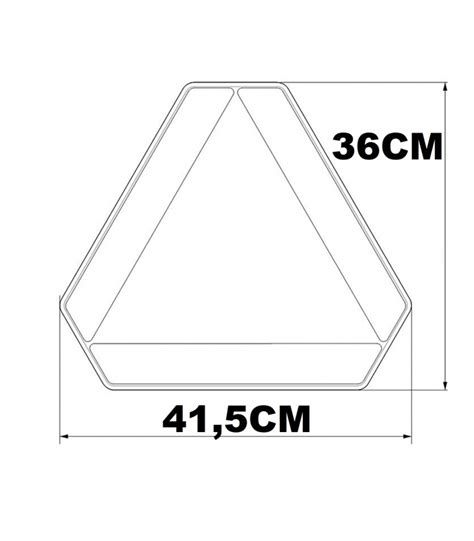 Placa V Triangulo Se Al Tractores Vehiculo Lento Km