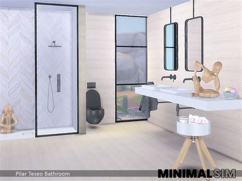 The Sims Resource Minimalsim Teseo Bathroom