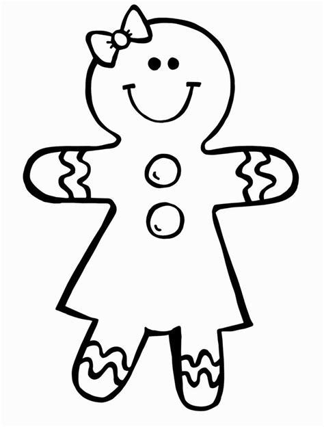 Grab Your New Coloring Pages Gingerbread Man For You Gethighit