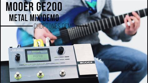 Mooer GE200 Metal Demo YouTube