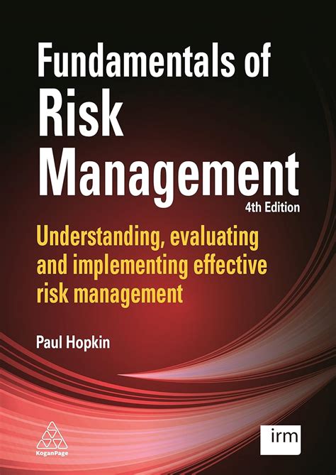 Amazon Fundamentals Of Risk Management Understanding Evaluating And