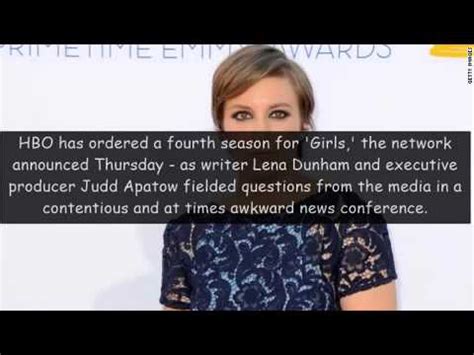 Reporter Demands Lena Dunham Bare Naked Truth About Girls Youtube