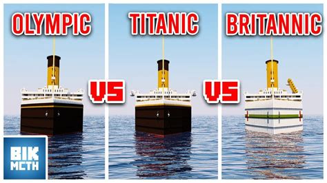 Olympic VS Titanic VS Britannic in 2023 | Titanic, Youtube videos, Olympics