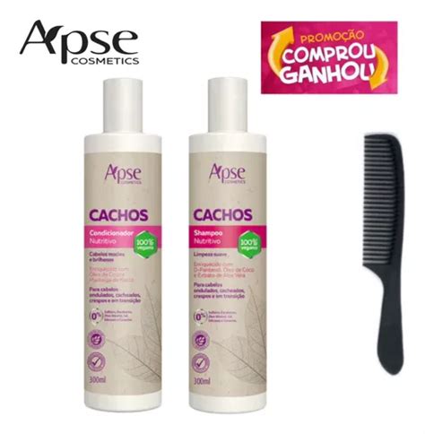 Kit Shampoo E Condicionador Nutritivo Cachos Apse MercadoLivre