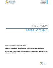 Tarea Virtual Pdf Unidad Actividades De Aprendizaje Tributaci N