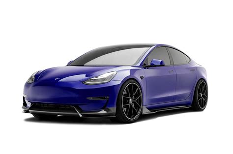 Adro Tesla Model 3 Carbon Fiber Full Body Kit Ev Sportline The Leader In Electric Vehicle