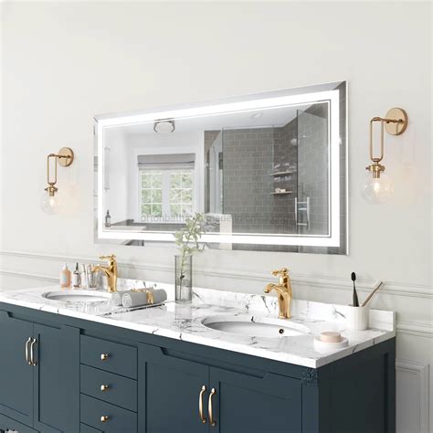 Ortonbath Fogless Backlit Intelligent LED Mirror Vanity Decoration