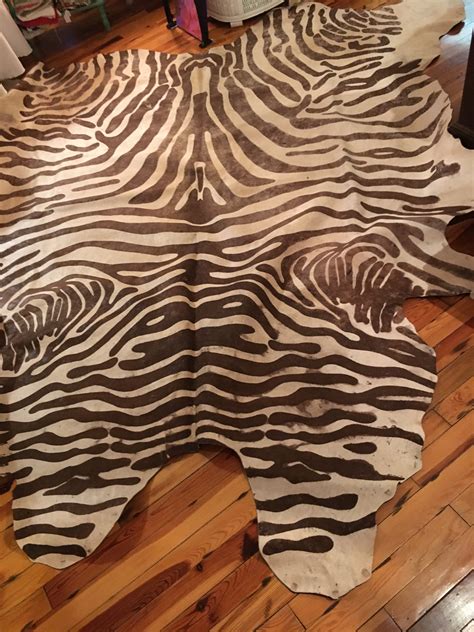 Zebra Print Rug - Extra Large