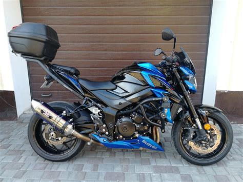 Купить б у Suzuki GSX S 750 инжектор 6 передач в Екатеринбурге синий naked bike 2019 года на