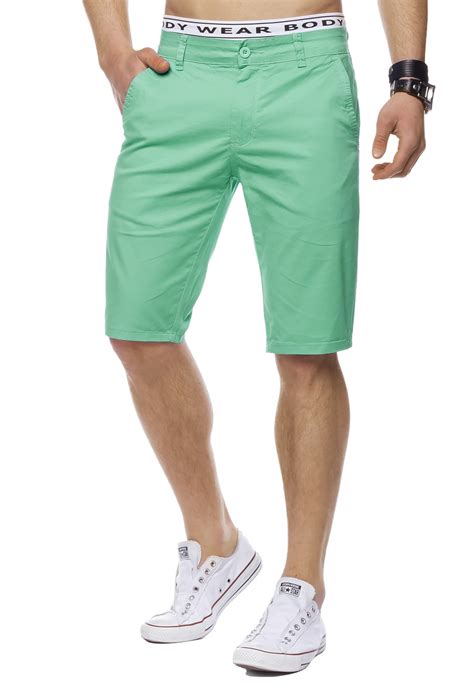 Mens Chino Shorts Bermuda Stretch Slim Fit Chinese Shorts Short Elegant