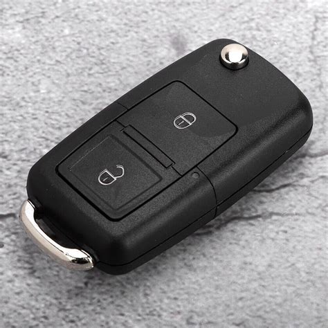 Buttons Flip Remote Key Fob Case Shell Replacement Flip Keyless Entry