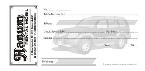 Detail Contoh Invoice Rental Mobil Koleksi Nomer