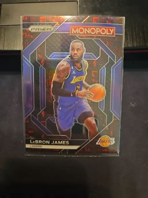 Panini Prizm Monopoly Lebron James Ic Ne Rouge Prizm Ps La