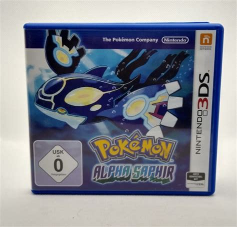 Pokemon Alpha Saphir Nintendo Ds Spiel Ovp Ebay