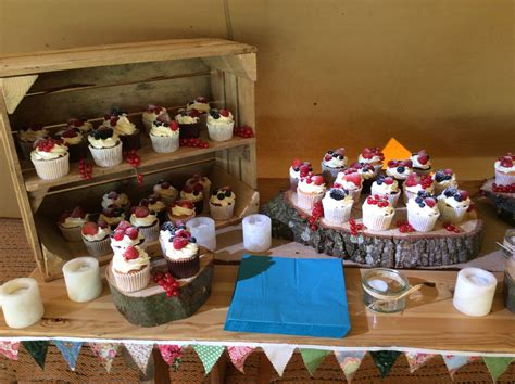 Naked Cup Cakes Cup Cakes Decorated With Buttercream Swirls And Fresh Summer Berries