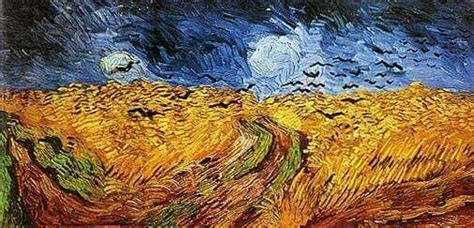 V van Gogh Campo di grano con volo di corvi 1890 유화 반 고흐 그림 조경