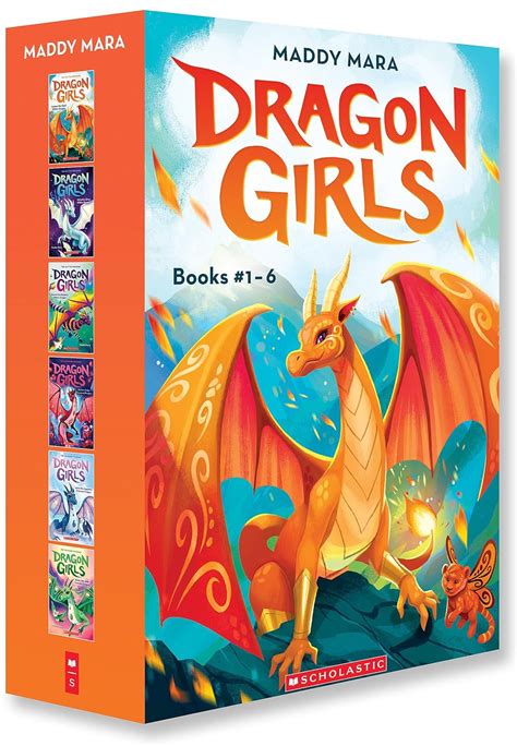 Dragon Girls Box Set Books 1 6 Dragon Girls Mara Maddy 9781546140955 Books