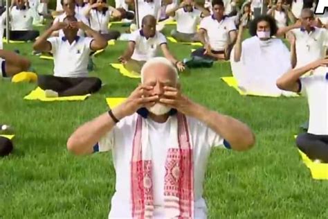 ‘yoga Free From Patents Royalty Copyright Pm Modi Addresses Mega Un