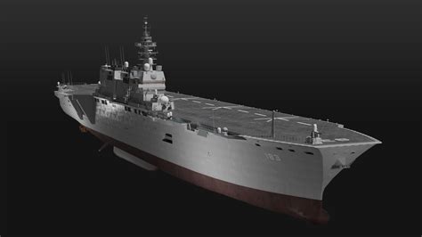 ArtStation - DDH-183 Izumo helicopter carrier | Resources