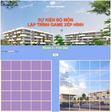 Sinh viên FPT Polytechnic Thanh Hoá tranh tài gay cấn tại cuộc thi Lập trình Game xếp hình