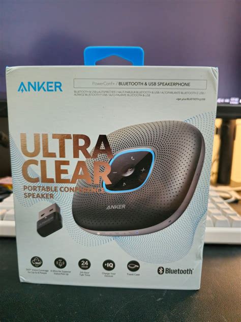 Anker A3306 Powerconf Bluetooth Speakerphone Bt5 Audio Portable