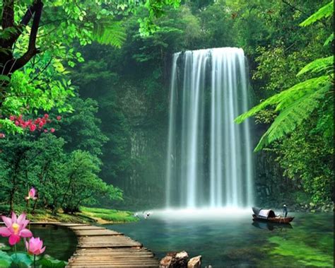 75 Wallpaper Pemandangan Air Terjun Hd Pics - MyWeb