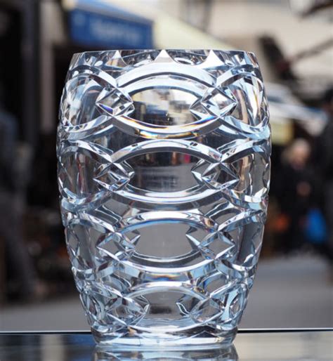 Baccarat Crystal Vase Louvre Museum Galerie Maxime Parisian Flea