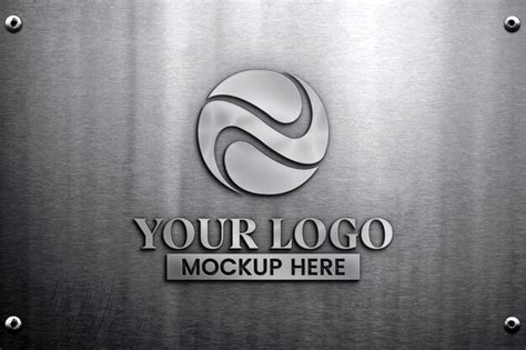 Premium PSD Stainless Steel Mockup