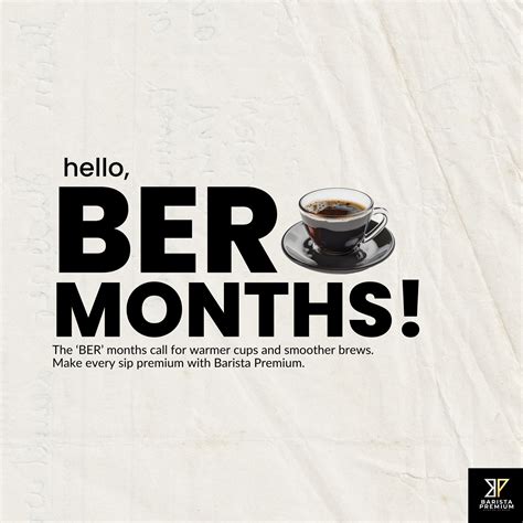 This BER season, serve... - Barista Premium Philippines | Facebook