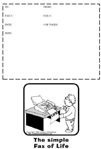 Cartoon 4 Fax Cover Sheet At FreeFaxCoverSheets Net Fax Cover Sheet