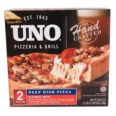 Uno 9 Ultimate Meat Deep Dish Pizza 2 Pk Sams Club