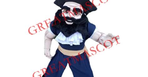 Realistic Buccaneer Mascot Costume