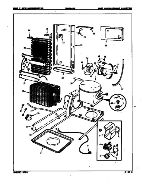 Admiral Dns H L A Side By Side Refrigerator Partswarehouse