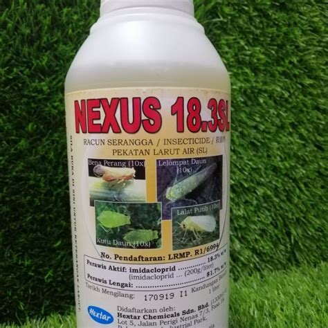 1L Hextar Nexus 18 3SL Imidachloprid 18 3 Racun Serangga Bena