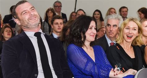 Naomi Watts Ex Liev Schreiber Buddy Up At Take Home A Nude Benefit Brooke Shields Liev