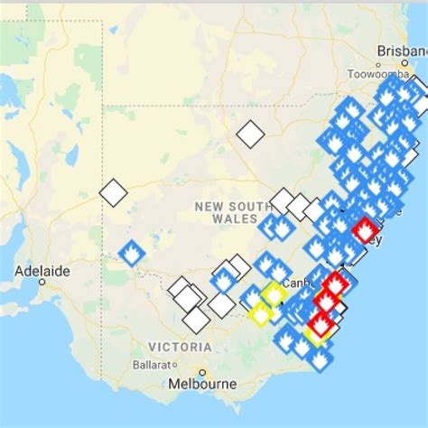 World Maps Library - Complete Resources: Maps Fires In Australia 2020