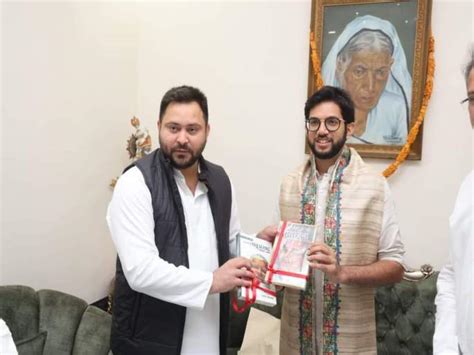 Aaditya Thackeray Interacts With Bihar Cm Nitish Kumar And Deputy Cm