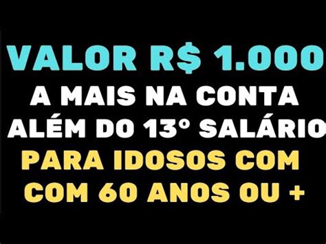 Inss Alem Do Sal Rio R Vai Cair Na Conta Dos Idosos