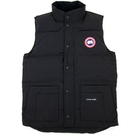 Canada Goose Freestyle Crew Vest Black - MEN from Onu UK